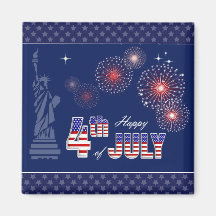 Independence Day, 4th of July Magnets