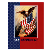 Independence Day ,4th of July Postcards