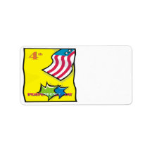 Independence Day Address Label