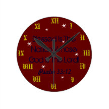 Independence Day clock Blessed Nation verse!