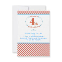 Independence day personalized invites