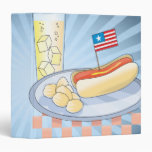 independence day picnic notebook vinyl binder