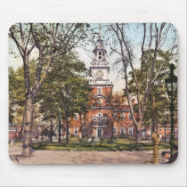 Independence Hall Philadelphia, PA 1900 Vintage Mouse Pad