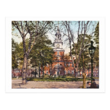 Independence Hall Philadelphia, PA 1900 Vintage Postcard