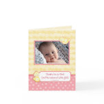 Indescribable Gift Baby - Girl Birth Announcement Greeting Card