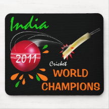 India 2011 ICC Cricket World Cup Champions Mousepad