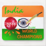India 2011 ICC Cricket World Cup Champs Mousepad