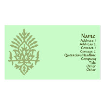 India Block Print Business Card
