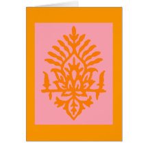 India Block Print Cards