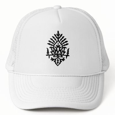India Block Print Mesh Hats by JuJuGarden