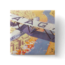 India by Imperial Airways Pins