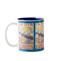 India by Imperial Airways Mugs