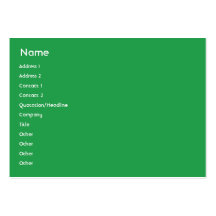 India - Chubby Business Card Template