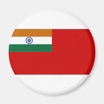 India Civil Ensign Fridge Magnet