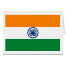 India Flag Greeting Card