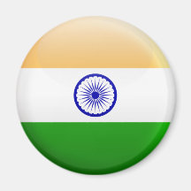 India Flag Refrigerator Magnets