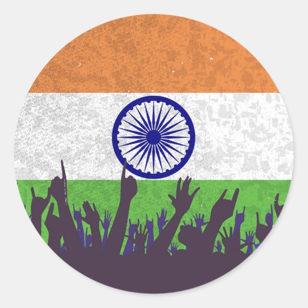 Indian Flag Stickers Zazzle Ca