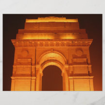 India Gate Delhi India Flyer Design