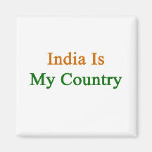 India Is My Country Magnet