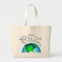 India or Bust Canvas Bag