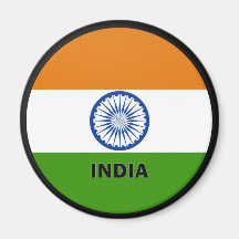 India Roundel quality Flag Magnets