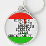 Indian (all religions) Large Premium Keychain