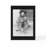 Indian Boy Carving a Toy Canoe 1912 Greeting Card