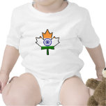 Indian Canadian Heritage Pride Baby Bodysuits