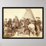 Indian Chiefs & US Officials SD 1891 posters