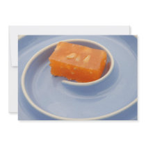 Indian confectionery personalized invite