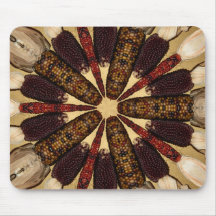 Indian Corn Star Mouse Pad