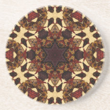 Indian Corn Tile Beverage Coasters