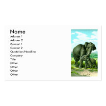 Indian Elephant Business Card