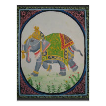 Indian Elephant Postcard