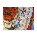 Indian Flower garlands Post Cards