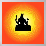 Indian God Shiva - Poster posters