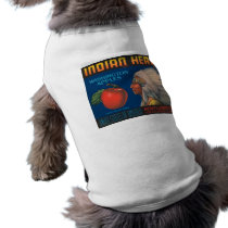 Indian Head Washington Apples Vintage Ad Pet Tshirt