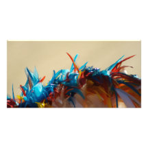 Indian Headdress Feathers Photo Card