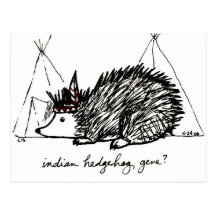 Indian Hedgehog Gene postcard