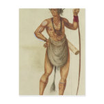 Indian in Body Paint Postcards
