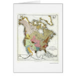 Indian Linguistics Map 1890 Card