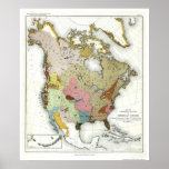 Indian Linguistics Map 1890 Posters
