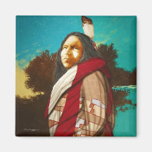Indian man fridge magnet