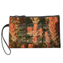 Indian Paintbrush; 2013 Calendar Wristlet Purses