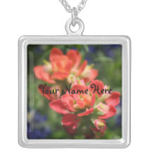 Indian Paintbrush Necklace