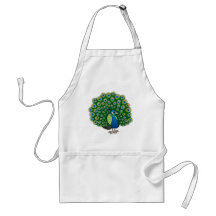 Indian Peafowl Apron