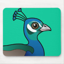 Indian Peafowl Mousepads