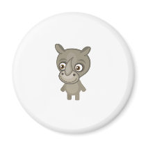 Indian Rhinoceros - My Conservation Park Refrigerator Magnet
