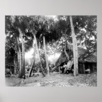 Indian River, Florida Getaway: 1890s Poster