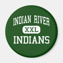 Indian River - Indians - High - Frankford Delaware Refrigerator Magnet
